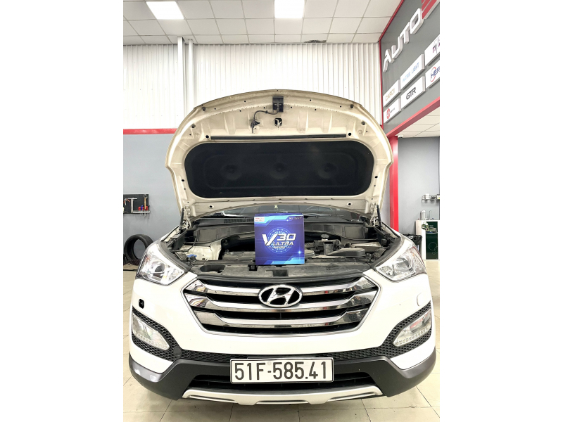 Độ đèn nâng cấp ánh sáng BI LED X-LIGHT V30 ULTRA 2022 cho xe Hyundai Santafe - Tân Phú 58541 - 13/05/2023